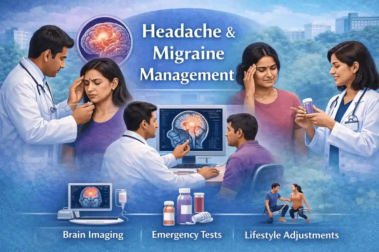 Headache and migraine management